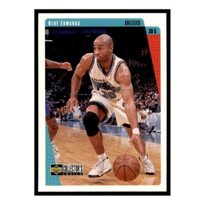 1997 Collectors Choice #347 Blue Edwards Vancouver Grizzlies Basketball Card