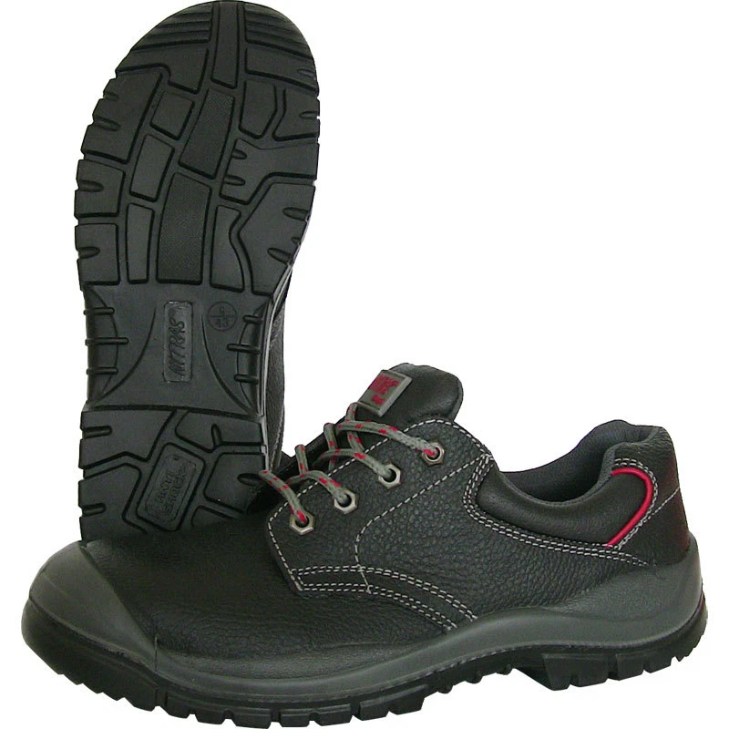 NITRAS Sicherheitshalbschuh, Safety Shoes Rindleder S 3 36 - 48 mit Überkappe