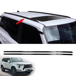 Accesorios de barra superior de riel de techo negro 2 piezas para Lexus GX550 2024 2025 - Imagen 1 de 8