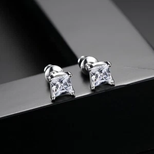Damen Ohrringe Ohrstecker Rhodiniert Cubic Zirkonia Kinder Ohrschmuck Earrings - Bild 1 von 5