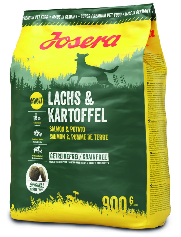 Josera Hundefutter Lachs & Kartoffeln  5x 900g Trockenfutter - Bild 1 von 1