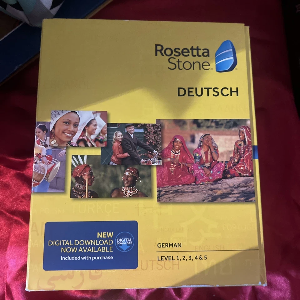 Rosetta Stone German Deutsch Level 1-5  Windows Or Mac *Read - Image 1 of 1