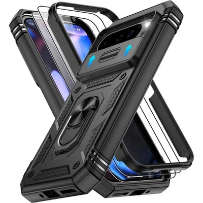 For Google Pixel 9 Pro XL Case with Military Grade Shockproof Protective Cover