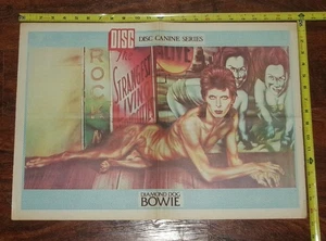 DAVID BOWIE Vintage UK Newspaper 1974 Poster 16 1/2 X 23 Inches Diamond Dogs #4 - Picture 1 of 2