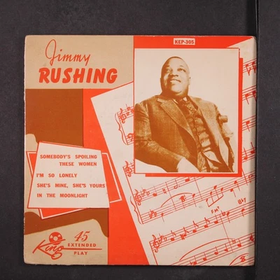 JIMMIE RUSHING: jimmie rushing KING 7" Single 45 RPM - Image 1 of 4