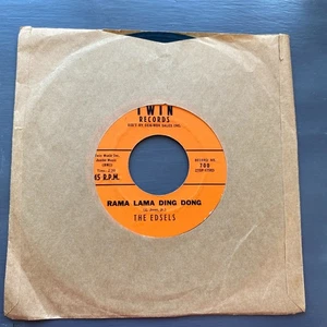 NOS The Edsels Rama Lama Ding Dong/Bells Doo Wop 45rpm 7" Vinyl Single - Picture 1 of 11
