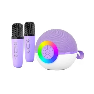 Karaoke Machine with 2 Mic,Portable Bluetooth Microphone Song Toys with7674 - Imagen 1 de 8