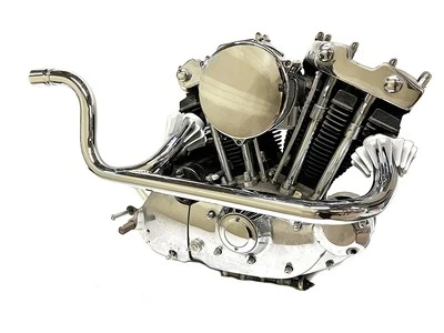 Chrome XLCH Header Pipe fits Harley Davidson - Image 1 of 2