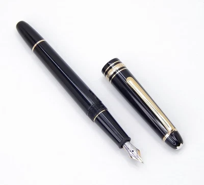 Caneta-tinteiro Montblanc Meisterstuck Classique P145 dourada nova na caixa 14k 585 - Imagem 1 de 4