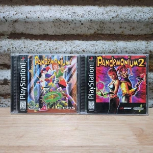 Pandemonium 1 & 2 (Sony PlayStation 1) PS1 CIB Complete Black Label - Picture 1 of 7