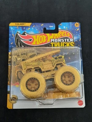 Monster Trucks Hot Wheels 2025 5 alarmas Gold Meijer Exculsive Foto 1 de 4