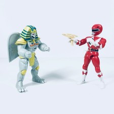 MMPR Power Rangers Karate Kick Red Ranger King Sphinx Vintage Bandai 1993/94