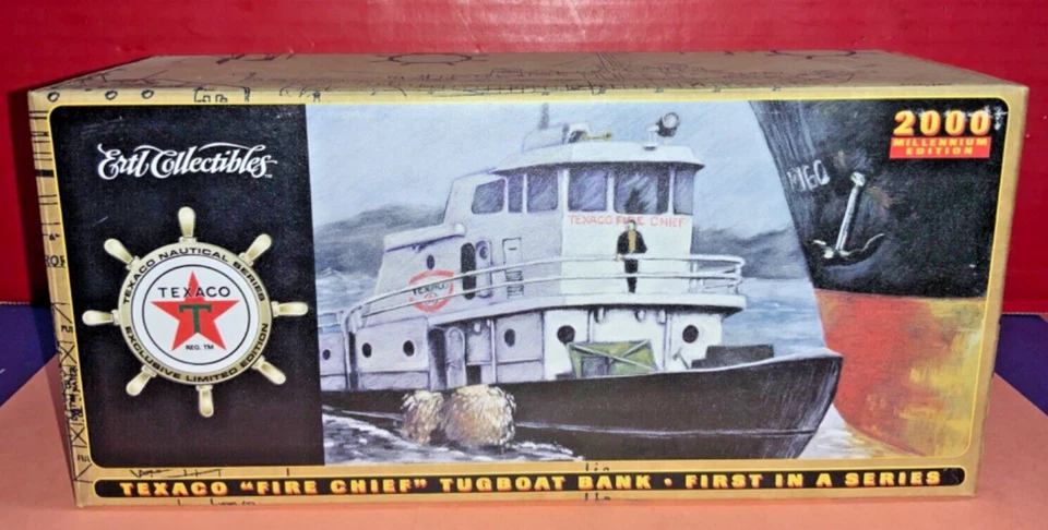 ERTL Collectibles Texaco Fire Chief Remolcador Banco 2000 con Caja - COMO ESTÁ (A) Foto 1 de 4