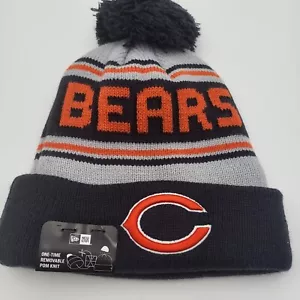 Cappello calza Chicago Bears New Era adulto maglia pom berretto taglia unica - Foto 1 di 6