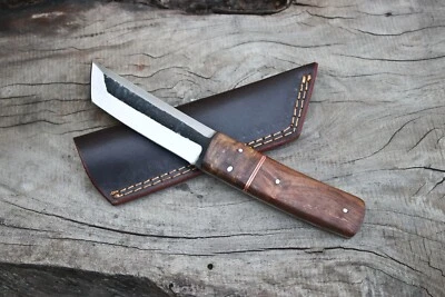 Cuchillo Tanto Cuchillos de Caza Personalizados Handmad Forjado Rebelde Némesis Acero Alto Carbono Foto 1 de 4