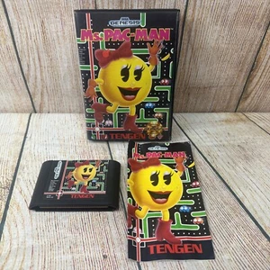 Ms. Pac-Man Sega Genesis Complete With Manual - Picture 1 of 8