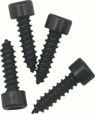 (Set/4) OER Black Oxide Shift Plate Screws For 1973-1981 Chevy Camaro - Image 1 of 4