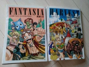 Hiro Mashima Art Book Fantasia Harvest Fairy Tail Illustrations 2 Books Set - Picture 1 of 6