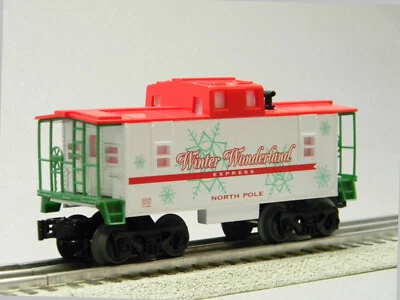 LIONEL WINTER WONDERLAND EXTENDED VISION CABOOSE O GAUGE 1923150  2323100-C NEW - Image 1 of 4