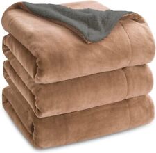 Luxury Flannel Blanket Micromink Mink AC Comforter Winter Razai Quilt king Size
