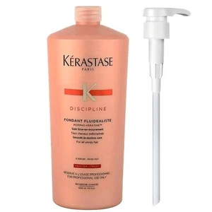 Champú KERASTASE DISCIPLINA FONDANT FLUIDEALISTE 34 oz / 1000 ml con bomba - Imagen 1 de 3
