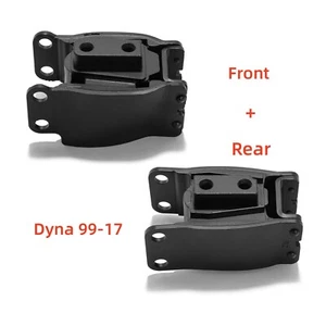 Front & Rear Isolator Motor Mounts Set For Harley Dyna Super Glide FXD 1999-2017 - Picture 1 of 12