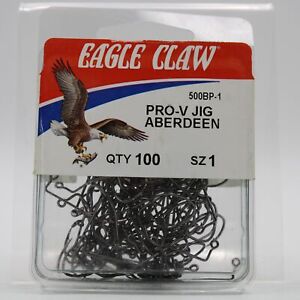 Eagle Claw No. 500BP Pro-V Aberdeen Fishing Hooks Several Sizes Available