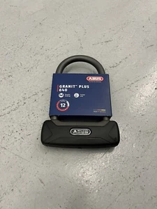 ABUS GRANIT PLUS 640 (135HB150) BLACK 6” U-LOCK CYCLE COMMUTER BIKING NEW - Picture 1 of 3