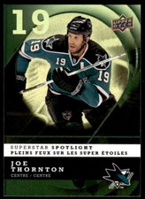 2008-09 McDonald's Upper Deck Superstar Spotlight Joe Thornton #SS8 R80