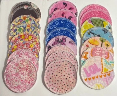 Juego de 23 almohadillas de lactancia de tela lavable reutilizables Foto 1 de 4