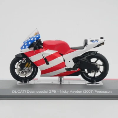 IXO DUCATI Desmosedici GP9 - Nicky (2008) 1:18 Scale motorcycle Model Toys Gift - Image 1 of 4