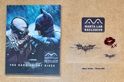 THE DARK KNIGHT RISES  MANTA LAB 4K + BLU RAY STEELBOOK - NEW (DKR-DLS-A) - Image 1 of 4