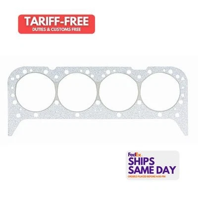 Junta Mr Gasket 5799G, una junta de cabeza blanca de acero/grafito Sbc EE. UU. (1 pieza)  Foto 1 de 4