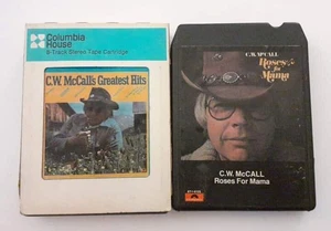 Vintage 1970's CW McCall 2 8-Track Tape Set VG Cond Country Music Greatest Hits - Foto 1 di 2