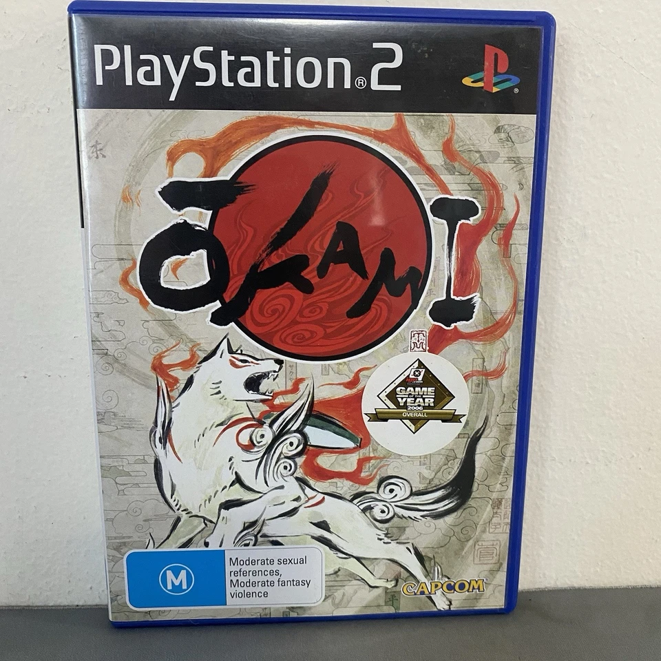 Okami Sony PS2 PlayStation 2 Game Complete With Manual PAL 2006 Capcom - image 1 of 4