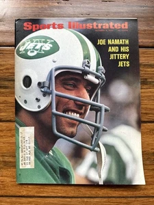 October 9, 1972 Joe Namath New York Jets Sports Illustrated Magazine - Picture 1 of 8