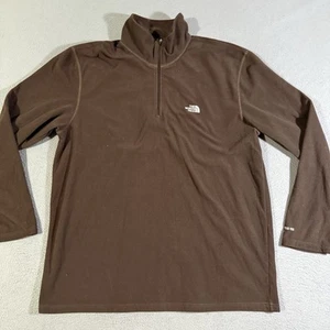 The North Face Men's L TKA 100 Brown 1/4 Zip Fleece Polyester Pullover XL - Bild 1 von 7