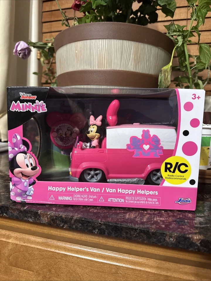 Disney младший мини мышь розовый родстер RC автомобиля игрушка #97161 Jada новый в упаковке! - Изображение 1 из 3