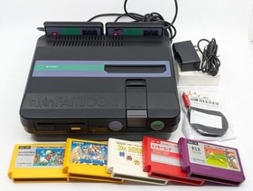 Sharp Twin Famicom AN-505BK Black | New Belt | Fully Tested & Working