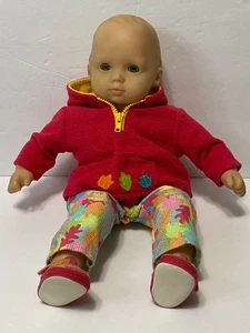 Vintage American Girl Bitty Baby Puppe #14 blond blaue Augen Herbst Blätter Outfit - Bild 1 von 16