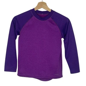 PATAGONIA Capilene Girls Midweight Base Layer Top 8 S Two Tone Purple Baselayer - Picture 1 of 4
