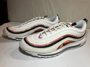 Nike Air Max 97 Vintage Mosaic 2020 CU4731-100 MENS 13 White Black Rainbow SHOES - Picture 1 of 11