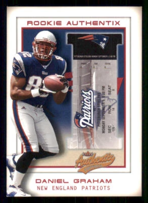 2002 Fleer Authentix #109 Daniel Graham RC /1250 - Image 1 of 2