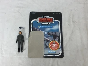 1982 Star Wars ESB Empire Strikes Back AT-AT Commander Figure Complete Cardback - Picture 1 of 2