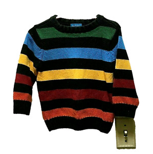 The Children's Place Boys Sweater 24 Month Long Sleeve Bold & Bright Striped