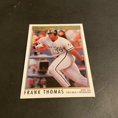 1992 O-Pee-Chee Premier # 59 Frank Thomas Chicago White Sox - Image 1 of 2