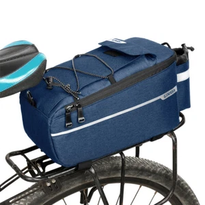 Lixada Insulated Trunk Cooler Bag Cycle Bicycle Rear Rack Reflective Bike D4E7 - Picture 1 of 12