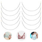 Blesiya 6 Pairs Silver Bra Underwire Replacement Stainless Steel Various Size