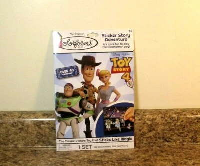 Colorforms Disney Toy Story 4 Sticker Story Adventure Set NEW - Image 1 of 3