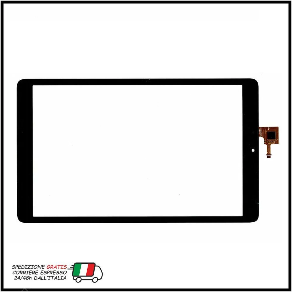 VETRO TOUCH SCREEN ALCATEL ONE TOUCH PIXI 3 9010X NERO